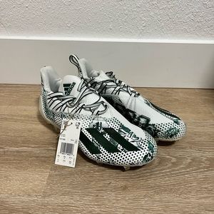 Adidas Adizero 11.0 Comics Football Cleats White Green Men s FZ1165 Sz 9 US